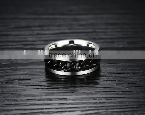 2016 New Man Accessories Stainless Steel Ring Fashionable Gay Ring Men photo-5