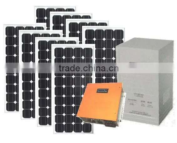 Complete With Battery and Brackets 4000w Complete Home Solar Power System photo-6