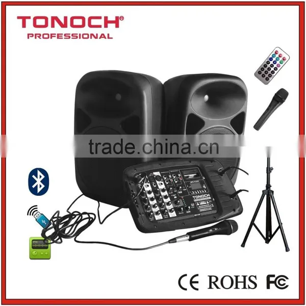 TONOCH 10 Inch Combo Speaker (one Mixer With Two Passive Speaker)