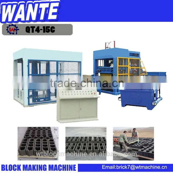 WT4-15C Block Cement Brick Making Machine Business Opportunity photo-3