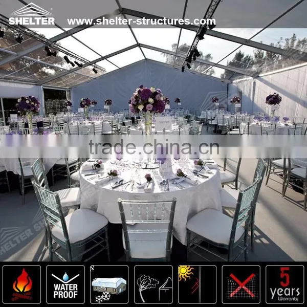 25*60m Outdoor Big Clear Span Transparent Used Event Commercia Luxury Wedding Marquee Tents for Sale photo-2