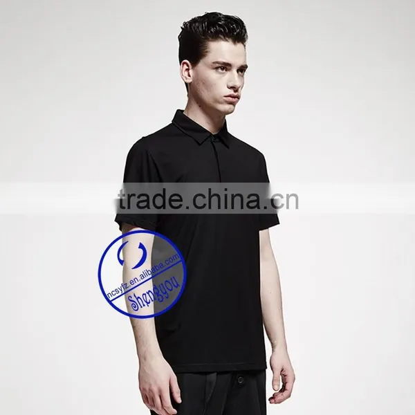 Custom Bulk Wholesale Black Polo Shirt for Men photo-4
