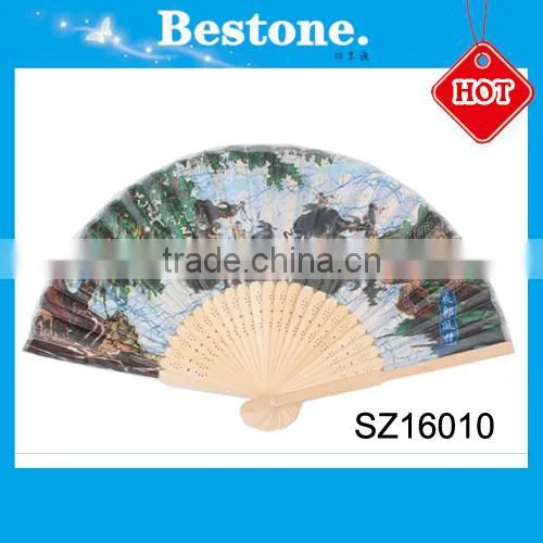 Popular Foldable Souvenir Hand Fan for Wedding photo-5