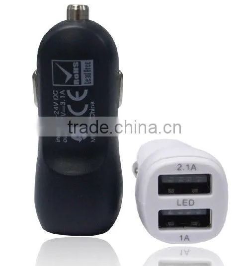 Dual USB Car Charger Portable Car Battery Charger photo-2