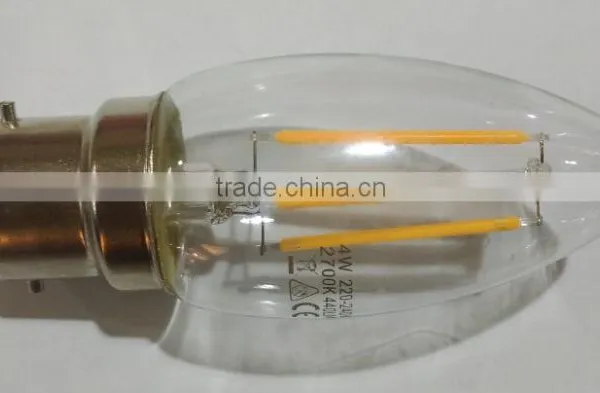 2014 New 360 Degree 4W Led Filament Candle B22 photo-2