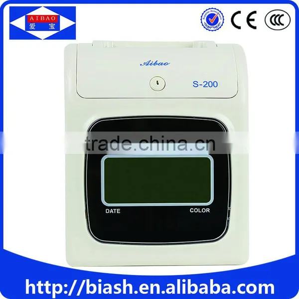 Electronic Punch Card Time Clock Attendance Machine photo-2