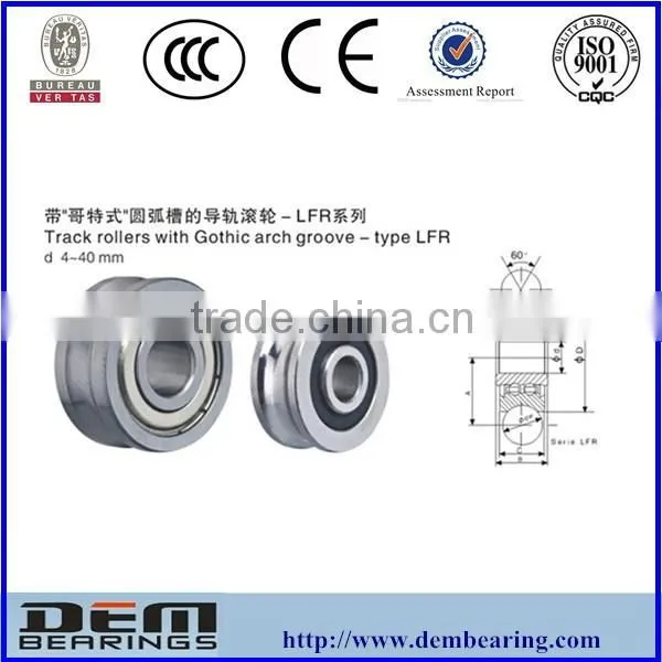 Jinan Bearing LFR50/5-4NPP Bearing U GrooveTrack Roller Bearings With Size 5*16*8mm