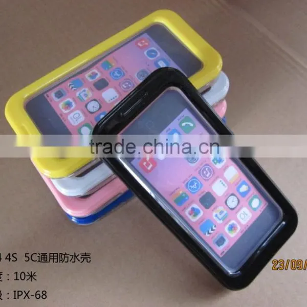 Slim Soft Silicone Waterproof Shockproof Durable Case Cover For IPhone 4 4s 5c photo-4