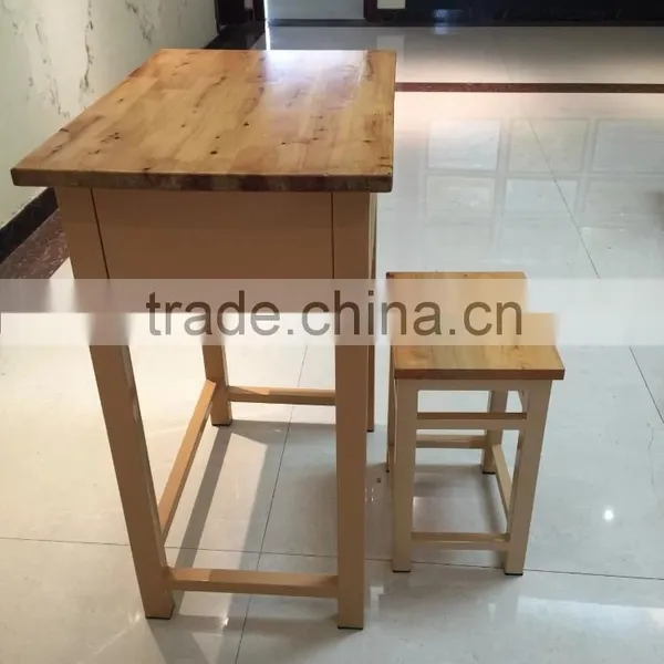 School Furniture School Desk and Chair HXZY067 Wood Desk photo-4