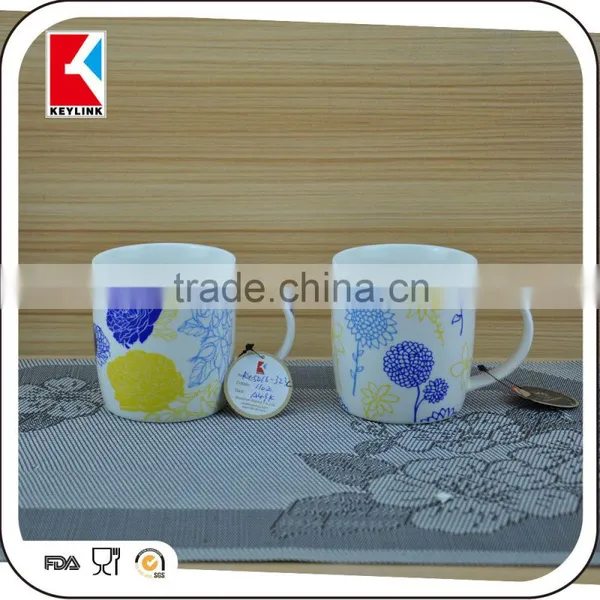 Wholesale Decal Printed Promotion Gift Cup White Magnesia Porcelain Mug New Bone China photo-5