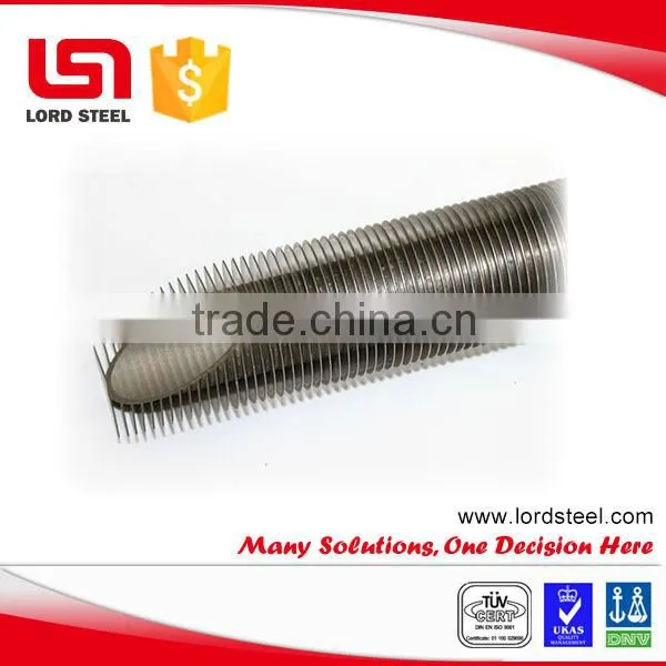 Astm A213 Finned Tube Tp316L Fins Aluminum Extruded 1,625" OD, 11 Fins/inch Finned Tube