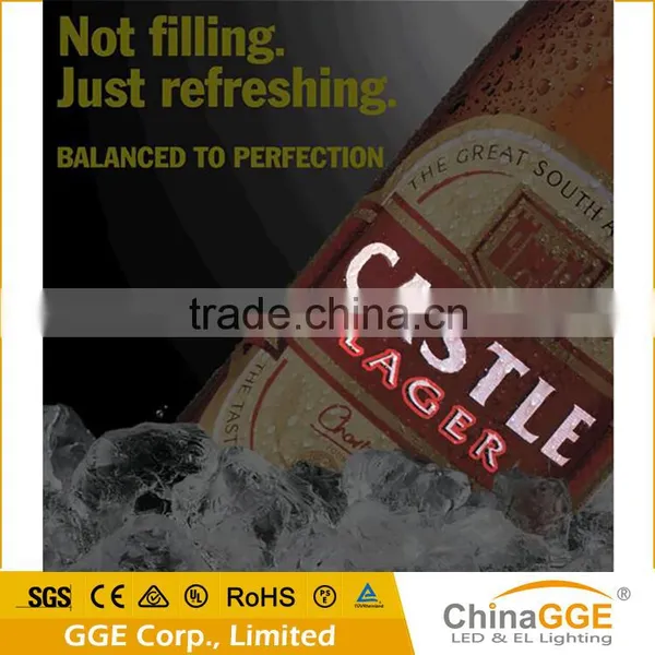 EL Backlight Flashing Light Poster Advertising Display Light up el Animated Panel Quality Choice photo-3