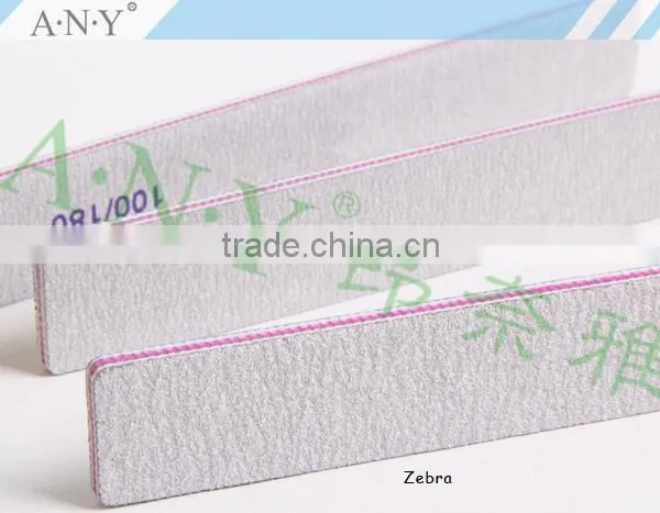 Professional Nail Art Manicure Tools White Color Paper Nailf File Wide Shape photo-5