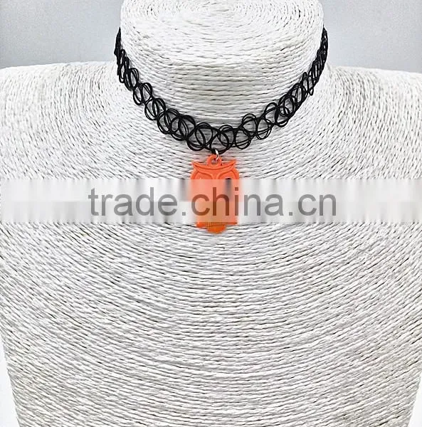 2015 Fashion Hot Sale Plastic Elastic Tattoo Necklace photo-6