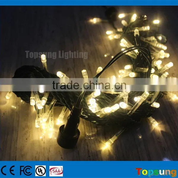 Hot Sale 100 Bulbs 12v Wedding String Lights Warm White for Outdoor photo-6