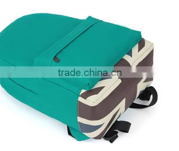 Custom High Quality Nylon Print Fabric High School Student Backpack Bag For Girl photo-5