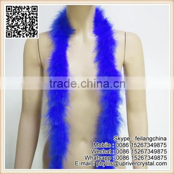 Wholesale Price Christmas Tree Royal Bleached Fluffy Feather Boa photo-3