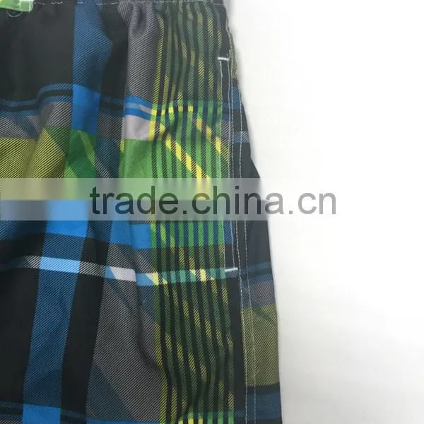 Stylish Quality 100% Polyester Sexy Men Boardshorts Custom Designed High Quality 4 Way Stretch Swimming Trunks photo-3
