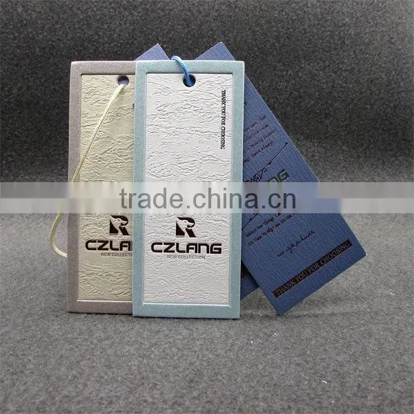 Embossed Logo Frames Hangtags Cardboard photo-3