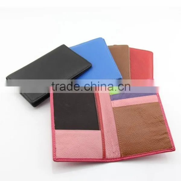 Multiple Fashion Colorful Passport Leather id Card Holder photo-4