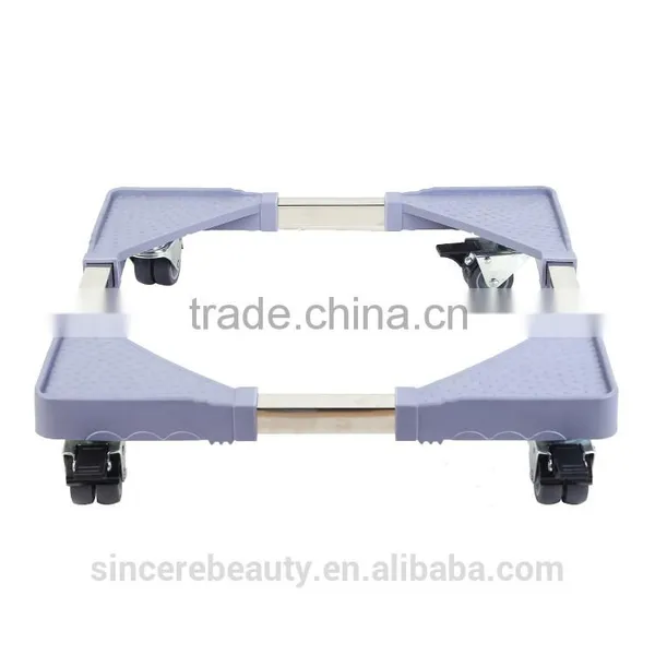 JiaYu Stainless steel adjustable belt roller washing machine base/Vertical air conditioning base