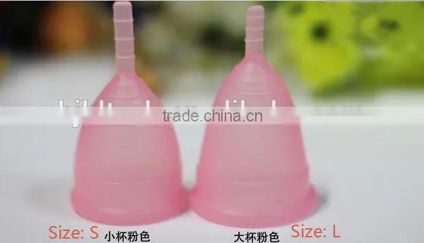 Feminine Hygiene Product Menstrual Cup Medical Silicone in Medical Grade With Small & Large Size photo-4