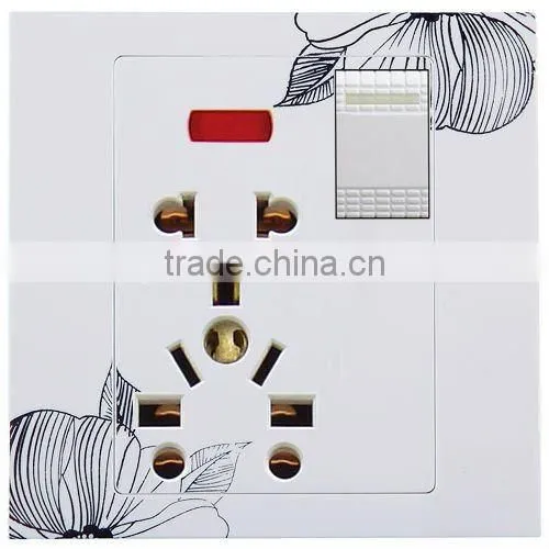 Universal Socket With Switch (5A,6A,10A,13A) With Neon