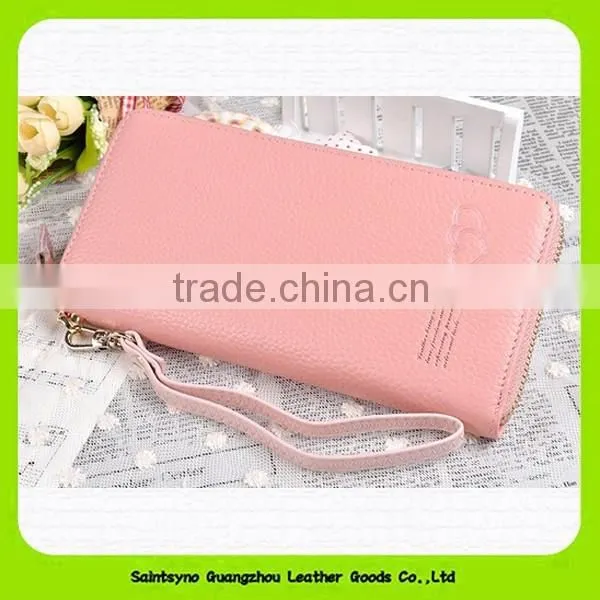 15525 Custom Wholesale Zipper Women Wallet With Strap photo-5