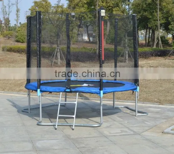 8FT L Shape Leg Round Trampoline With Ladder photo-2