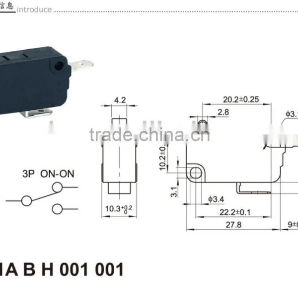 Micro Power Switch for Household Appliances,Snap Action Switch for Oven photo-4