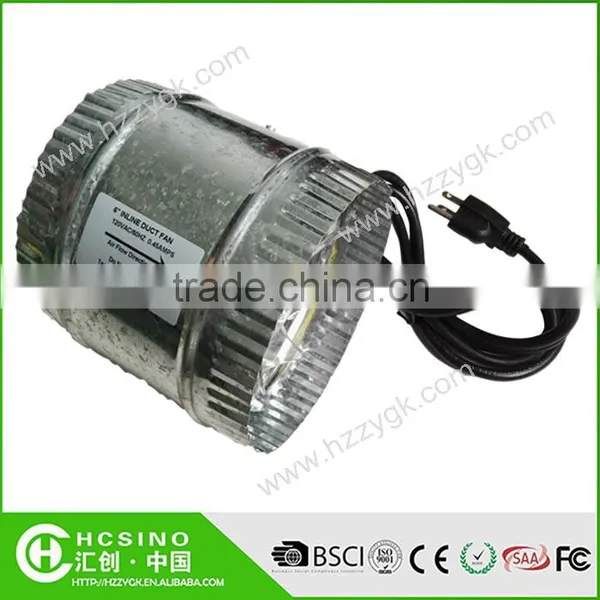 China Factory Supply Small Popsitive Pressure Centifugal Blower Fan/220V AC Axial Flow Duct Inline Fan photo-4