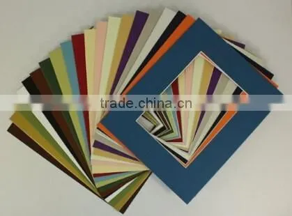 20 MIXED COLORS 8x10 Picture Mats Matting With White Core Bevel Cut for 5x7 Pictures photo-2