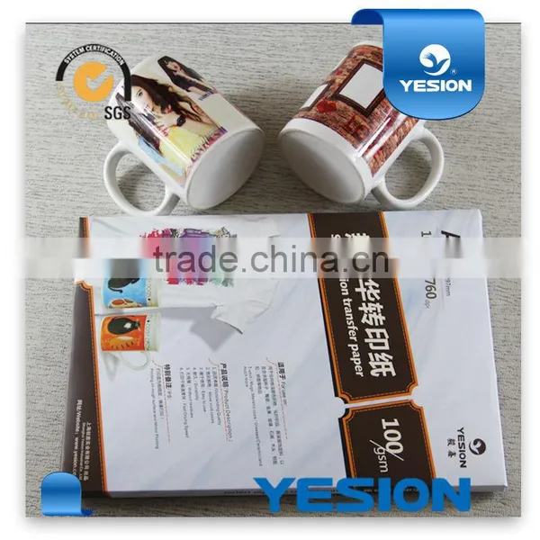 100gsm A4 A3 Roll Size Sublimation Transfer Paper for Polyester Heat Transfer Paper for Cotton photo-3