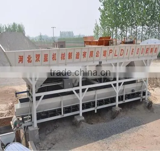 PLD1600 Concrete Batcher/aggregate Batcher/3 Bins Concrete Batching Machine photo-3