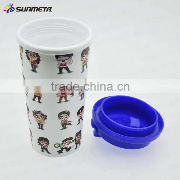 Sublimation Plastic Water Bottle Mug Sublimation photo-4