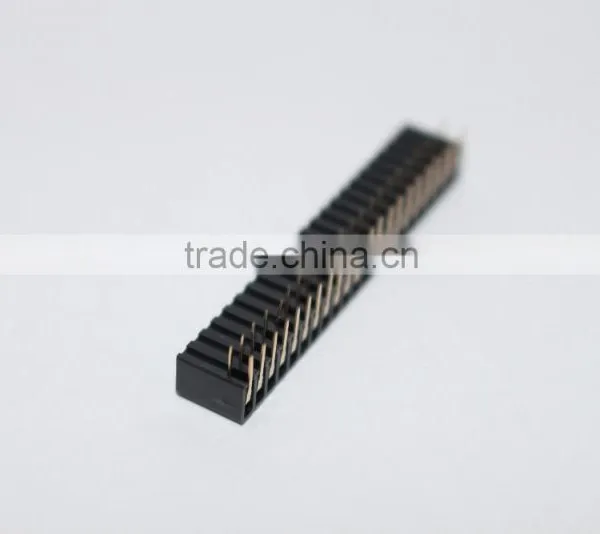 2.54mm Double Row Right Angle Female Header 2~40 Pin photo-3