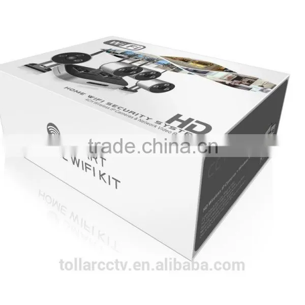 P2P Outdoor Wifi ip Camera Kit Wireless IP Kit 720P 1.0MP Camera Kit photo-5
