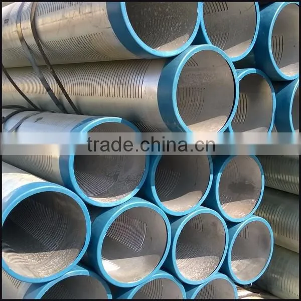 Casing Screen Laser Cutting Custom-made Water Well Slotted Galvanized Steel Pipe photo-3