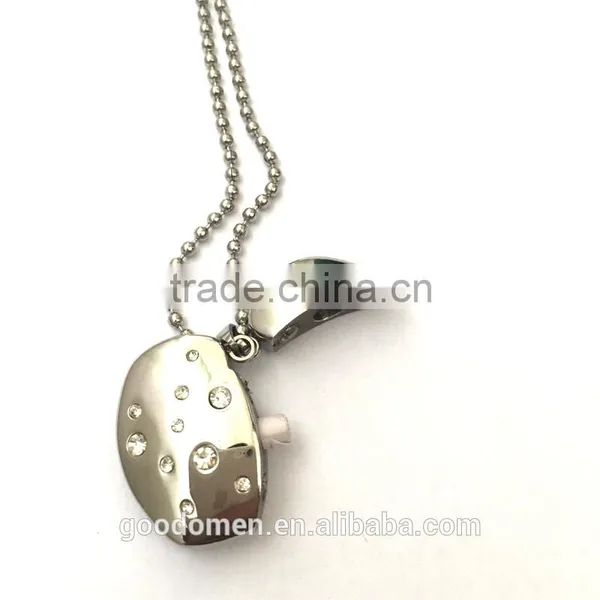 Sterling Silver Open Heart Stainess Steel Adjustable Necklace photo-3