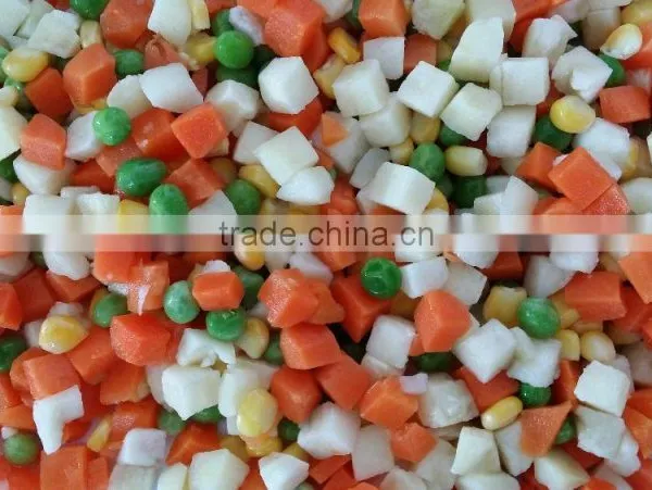 Fresh IQF Mixed Canned Vegetable Green Peas Carrot Sweet Corn Potato Frozen Vegetable