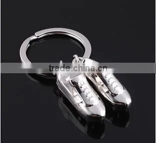 Wholesale Slippers Metal Key Chains/ Slippers Shape Metal Key Rings on Sale/Football Shoes Key Chains/Soccer Shoe Key Rings photo-5
