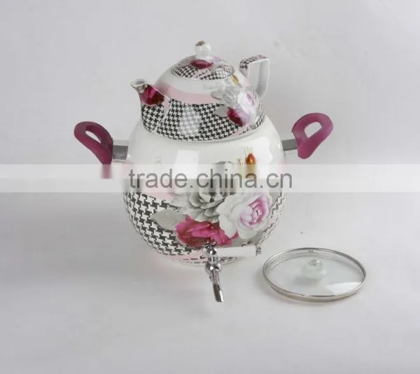 ENAMEL KETTLE PORCELAIN TEA POT photo-2