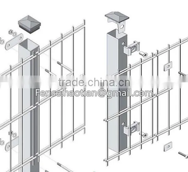 Pre-twin 868 Twin Wire Welded Grille Panel Price Rigid Mesh Fence photo-2