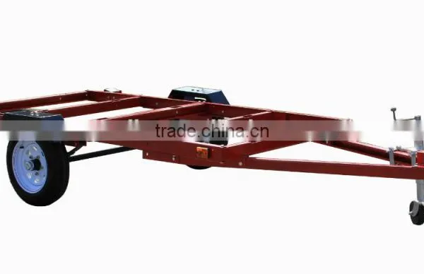 4x8 Powder Coated Folding Utility Trailer photo-3