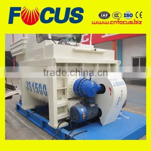 Canton Fair Hot Sale Js1500 Horizontal Twin-Shaft Concrete Mixer photo-3