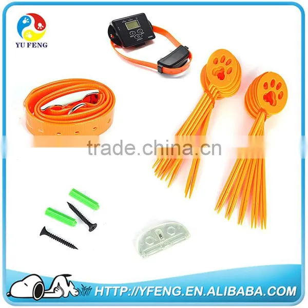 Smart Electronic Pet Dog Fencing System Waterproof Diving Rechargeable Receiver Collar Dog Controller Fence System X800 photo-5