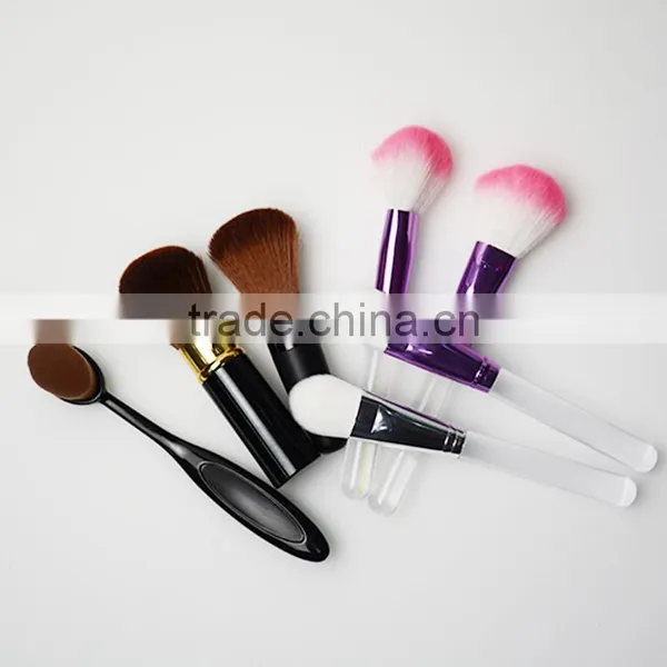 OEM High Quality Face Use and Wood Handle Material Cheap 7PCS Makeup Brush photo-3