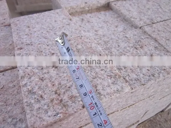 Chinese Yellow Granite Paving Stone Setts G682 photo-4
