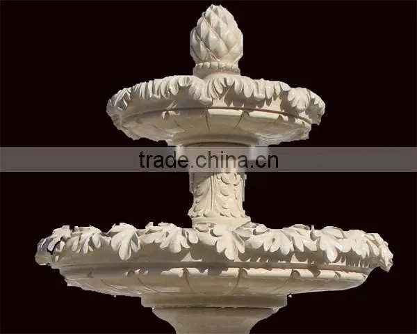 Marble Carved Home Garden Water Fountain for Sale photo-2