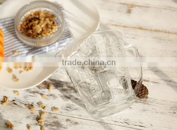 New Glass Measuring Cup Embossed Glass Measuring Cup photo-2